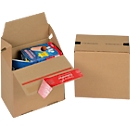 ColomPac vouwdoos Eurobox S, zelfklevende sluiting & afscheurgaren, Z-vouw, combineerbaar met Euro palletten, buitenkant L 150 x B 100 x H 150 mm, binnenkant B 95 mm, 20 stuks, golfkarton, bruin
