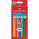 Colour pencils FABER-CASTELL Colour Grip 2001, 12 pieces