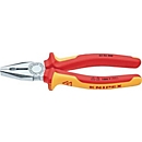 Combination pliers L.200mm Multicomp. handles chromed VDE KNIPEX