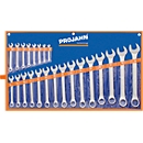 Combination wrench set Projahn, with roll bag, metric according to DIN 3113 form A