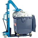 Compacteur de déchets HanseLifter® LiftPress LP1100, y compris gerbeur SDJ 1016, pour conteneurs à déchets standard de 800-1100 l de volume