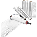 Complete aanbieding handwikkelaar + 6 rollen stretchfolie, transparant