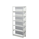 Complete shelf system PROGRESS 500 T, base unit, with rear wall, H 2250 x W 960 x D 340 mm