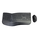 Conceptronic ORAZIO02ES ERGO - Tastatur-und-Maus-Set - Spanisch - Schwarz
