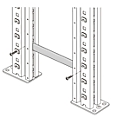 Conector de bastidor para sistema R 3000, para distancia de bastidor 300 mm