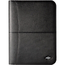Conference folder Accento, A4, synthetic leather, removable 4-ring mechanism (ø 32 mm), incl. writing pad