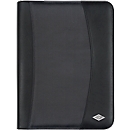 Conference folder Elegance, DIN A4 format, made of synthetic leather and nylon, with loop and zip