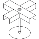 Connecteur en croix