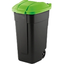 Container avec couvercle, anthracite, couvercle vert