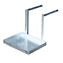 Container racks for Bauer drum racks type 3000 series, galvanised steel