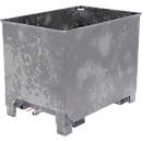 Container voor routetreinen type CS 80, 3-voudig stapelbaar, capaciteit 0,8 m³, tot 1000 kg, gegalvaniseerd