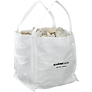 Containerzak Schäfer Shop Genius Big Bag, open top, tot 100 kg, 2 hijslussen, 5 stuks, B 400 x D 400 x H 400 mm, wit