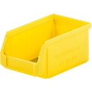 Contenedores abiertos SSI Schäfer serie PROFI LF 211, plástico, 0,9 l, amarillo