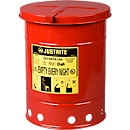 Conteneur à déchets en tôle d'acier, commande manuelle, 23