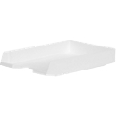 Corbeille à courrier Biella Parat-Plast, pour documents jusqu'à C4, L 350 x l 245 x H 60 mm, blanc