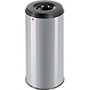 Corbeille à papier anti-feu, 50 L, argent