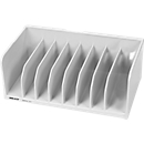 Corbeille porte-produit BF-8 INKiESS®, format A6, plastique, 8 compartiments