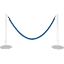 Corde de velours, 2 m, bleu