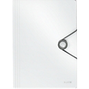 Corner elastic folders LEITZ Solid, DIN A4 format, for up to 150 sheets, white