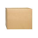 Corrugated cardboard folding boxes, double wall, 600 x 500 x 500 mm, brown