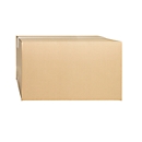 Corrugated cardboard folding boxes, single wall, 600 x 450 x 350 mm