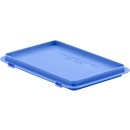 Couvercle avec crochets pour bac EURO EF-D 32 H, bleu