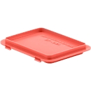 Couvercle avec crochets pour bac EURO EF-DH 21, rouge