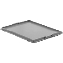 Couvercle avec crochets pour bac EURO EF-DH 43, gris