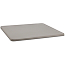 Couvercle plat pour bac rectangulaire, 3300 L, gris