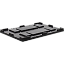 Couvercle pour bac de transport et bac gerbable Noah de 354 ou 535 l, L 1200 x P 800 x H 70 mm, noir