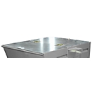 Couvercle pour bennes basculantes BSK 90, galvanisé