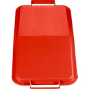 Couvercle pour poubelle de 60 litres, rouge