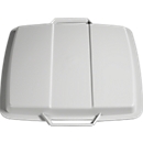 Couvercle pour poubelle de 90 litres, gris