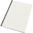 Couvertures pour perforelieuse, PP, pour page arrière, blanc