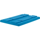 Cover A 1208 PP, for small load carrier, W 1200 x D 800 mm, light blue