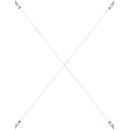 Cross bracing for system R 3000, for bay width 1282 mm