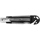 Cutter professionnel, lame trapézoïdale 18 mm