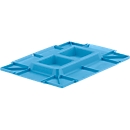 Deckel C-KLT-D 43 PP, f. Kleinladungsträger C-KLT, B 400 x T 300 mm, hellblau