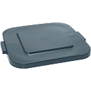 Deckel für Brute-Container 105 l, Ø 559 mm, eckig, grau