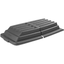 Deckel für Kippmulde Rubbermaid Tilt Truck, 0,6 m³, mit Griffen, L 1549 x B 806 x H 222 mm, schwarz