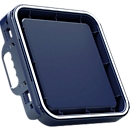 Deckel für quadratischen Kunststoff-Eimer mit Volumen 32 und 46 l, lebensmittelecht, Ø 513 x H 414 mm, HDPE/PP/PE, blau