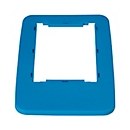 Deckelrahmen Probbax, für Wertstoffsammler Serie MixMatch mit Volumen 60 und 80 l, L 325 x B 455 x H 20 mm, Polypropylen, blau