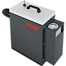 Deduster HSM DE 1-8 voor opvulmachine HSM ProfiPack P425, B 390 x D 210 x H 500 mm, lichtgrijs &amp; ijzergrijs