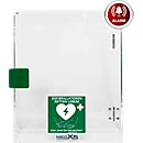 Defibrillator &amp; AED wandbox, voor binnengebruik, met akoestisch alarm &amp; locatiesticker, acrylglas