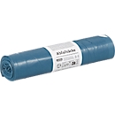 Deiss Abfallsäcke, 120 l, mit Zugband, Stärke 35 μ, LDPE, blau, 10 Stück