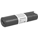 Deiss afvalzakken, 120 l, met trekkoord, dikte 45 μ, LDPE, grijs, 10 stuks