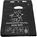 Deiss Hundekotbeutel, 2,8 Liter, HDPE, mit Positionsdruck, B 200 x L 330 mm, schwarz, 2000 Stück