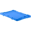 Deksel voor Euronorm bak EFB 642/643/644, blauw
