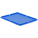 Deksel voor Euronorm bak MF 4120/4170/4220  - polypropeen- L 396 x B 297 mm - blauw