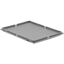 Deksel voor Euronorm bak MF 4120/4170/4220  - polypropeen- L 396 x B 297 mm - grijs